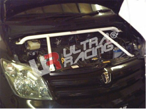 Ultra Racing - 4pt Front Strut Tower Brace - 2004-2006 Scion xA (XP60) - UR-TW4-362
