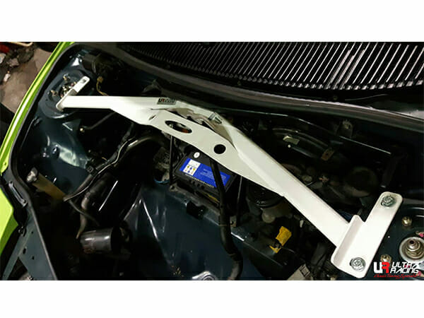 Ultra Racing - 4pt Front Strut Tower Brace - 1991-1995 Toyota MR2 Turbo (SW20) - UR-TW4-942