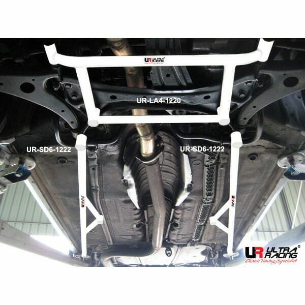 Ultra Racing - 4pt Front Lower Brace - 1990-1993 Toyota Celica (T180) / 1990-1993 Toyota Celica All-Trac Turbo (ST185) - UR-LA4-1220