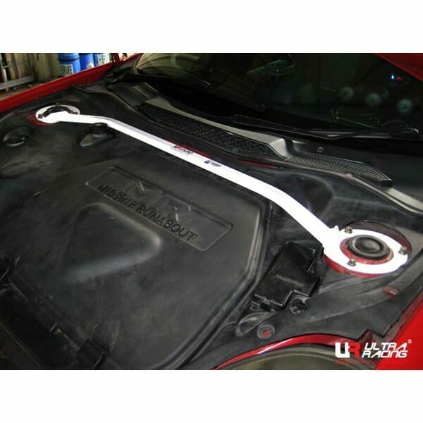 Ultra Racing - 2pt Front Strut Tower Brace - 2000-2005 Toyota MR2 Spyder (ZZW30) / 2002-2007 Toyota MR-S (ZZW30) - UR-TW2-957