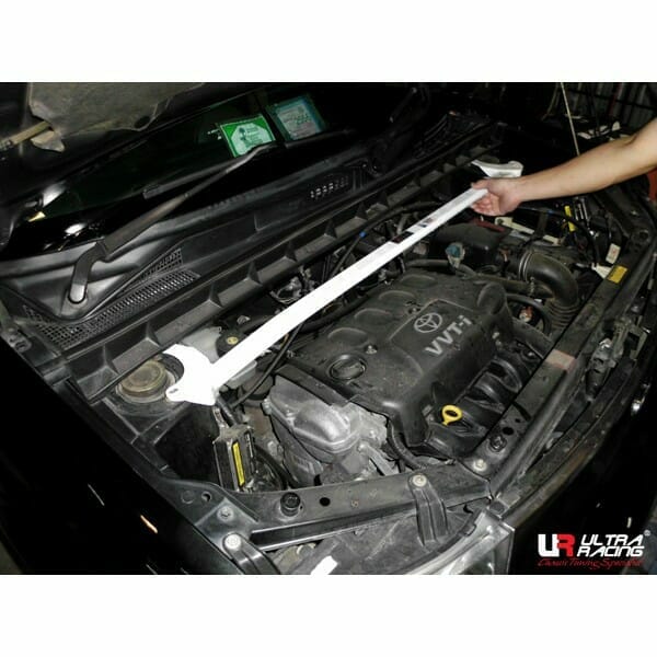 Ultra Racing - 2pt Front Strut Tower Brace - 2004-2006 Scion xB (NCP31) / 2000-2005 Toyota Echo (XP10) - UR-TW2-074