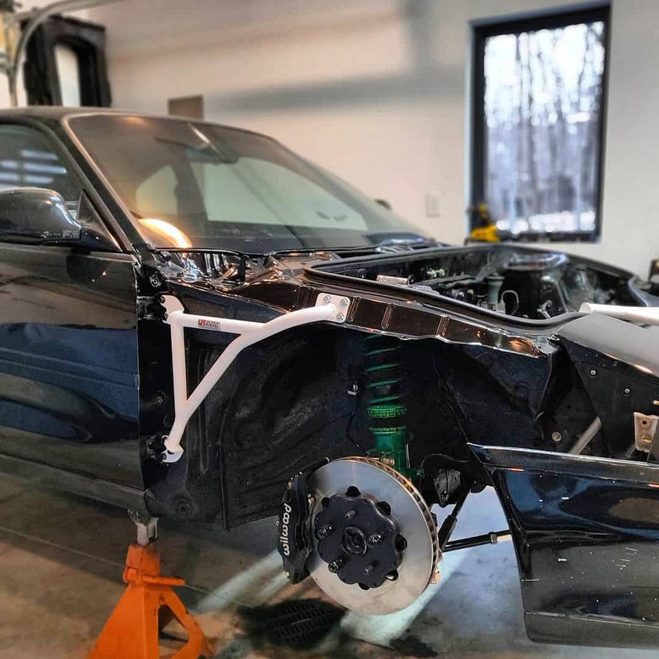 Ultra Racing - 3pt Fender Braces (PAIR) - MR2 MR2 (SW20) 1990-1998 - UR-FD3-043P