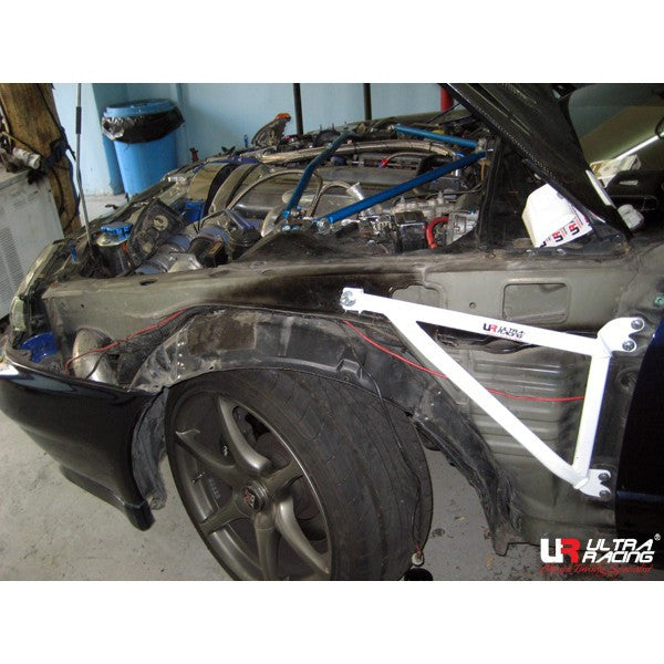 Ultra Racing - 3pt Front Fender Braces (PAIR) -  1989 - 1994 Skyline GT-R (R32) - UR-FD3-482P