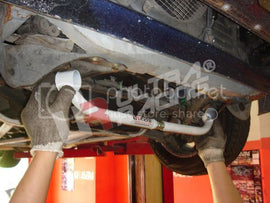 Ultra Racing - 2pt Front Lower Brace - Toyota COROLLA (AE86) 1983-1987 - UR-LA2-312A