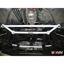 Ultra Racing - 2pt Front Lower Brace - 2009-2014 Honda Fit - UR-LA2-506