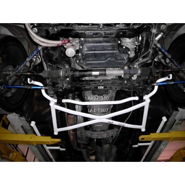 Ultra Racing - 4pt Front Lower Brace - 2009-2015 Hyundai Genesis Coupe - UR-LA4-1307
