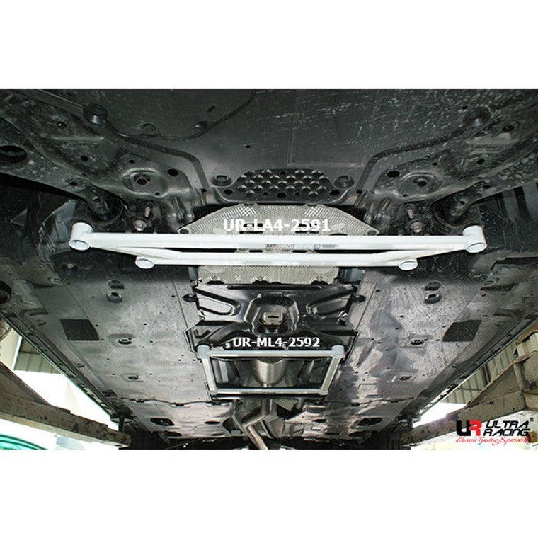 Ultra Racing - 4pt Front Lower Brace - MAZDA 3 (BM/BN) 2014-2018 - UR-LA4-2591