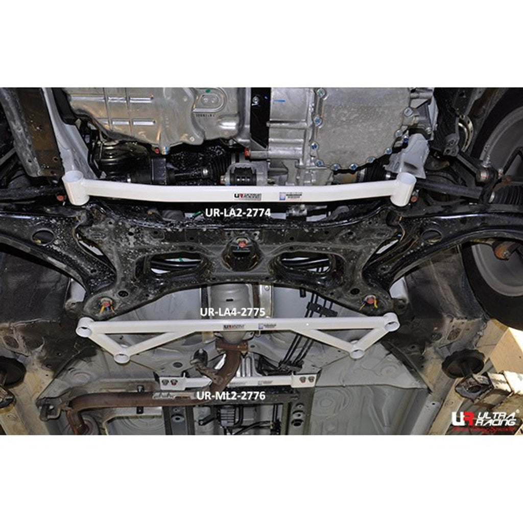 Ultra Racing - 4pt Front Lower Brace - HONDA FIT (GK) 2014-2018 - UR-LA4-2775