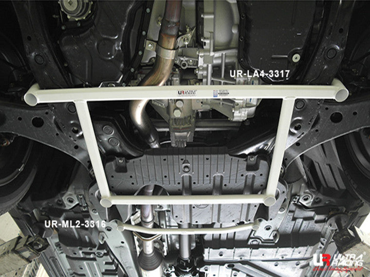 Ultra Racing - 4pt Front Lower Brace - LEXUS RX (AL10) 2010-2015 - UR-LA4-3317