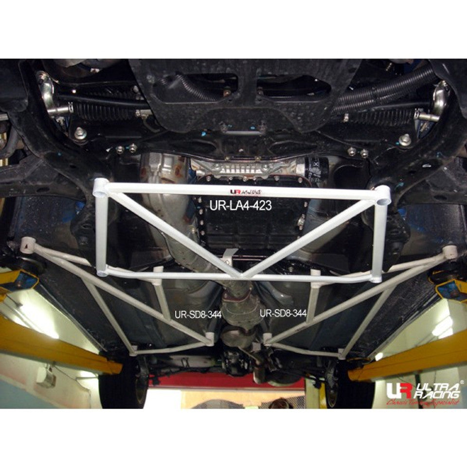 Ultra Racing - 4pt Front Lower Brace - SUBARU WRX STI (GD/GG) 2002-2007 - UR-LA4-423