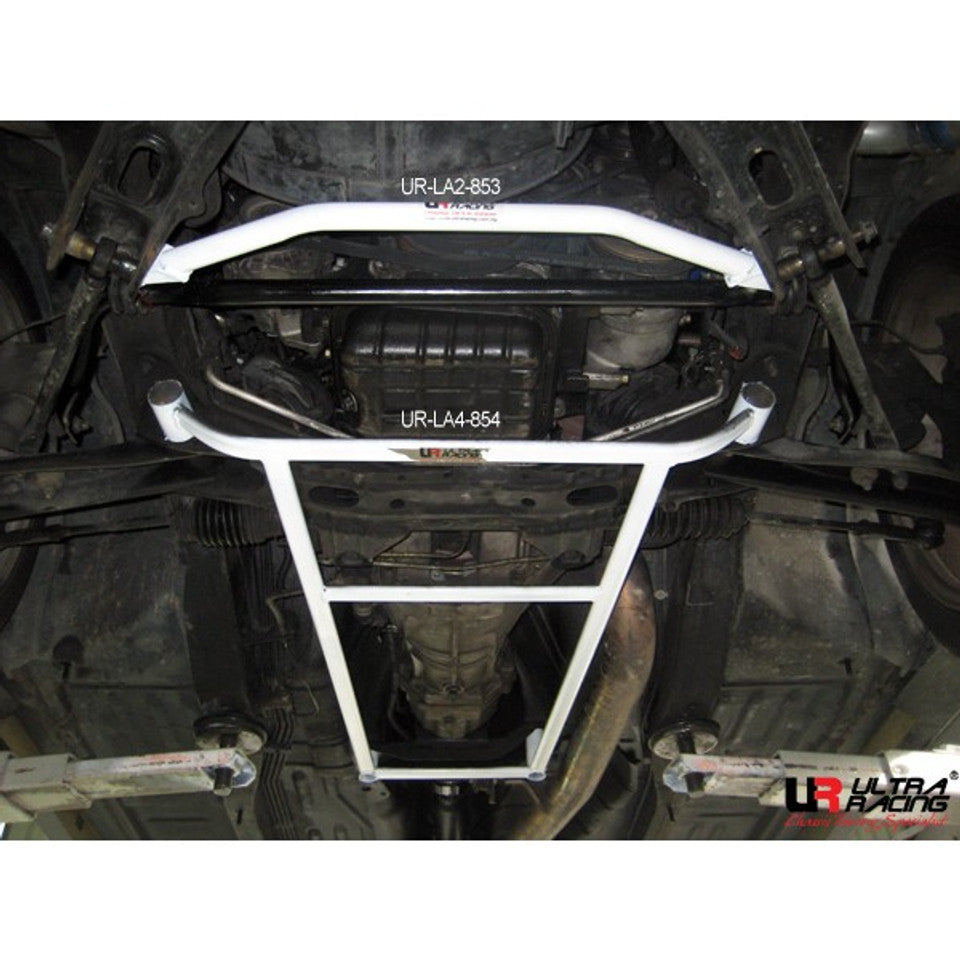 Ultra Racing - 4pt Front Lower Brace - 1995-1998 Nissan 240SX - UR-LA4-854