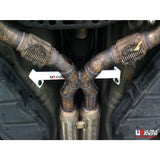 Ultra Racing - 2pt Middle Lower Brace - 2003-2009 Nissan 350Z - UR-ML2-1258
