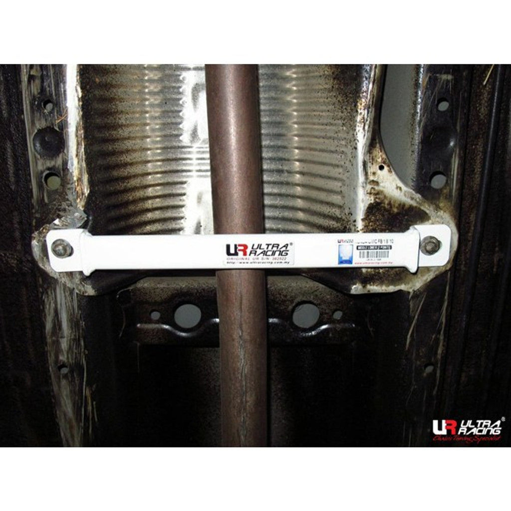 Ultra Racing - 2pt Middle Lower Brace - 2012-2015 Honda Civic - UR-ML2-1996