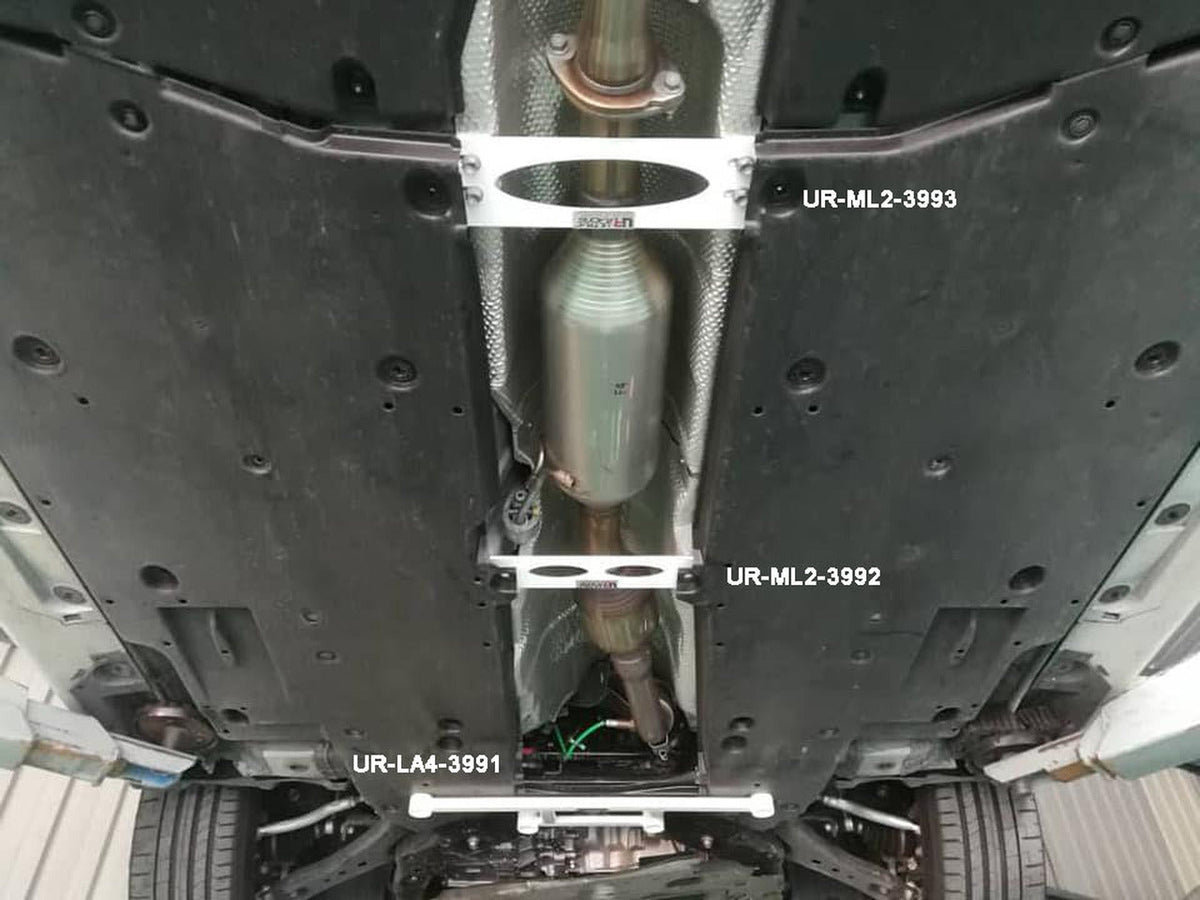 Ultra Racing - 2pt Mid Brace (1 of 2) - 2018+ Camry XV70 / Lexus ES (XZ10) - UR-ML2-3993