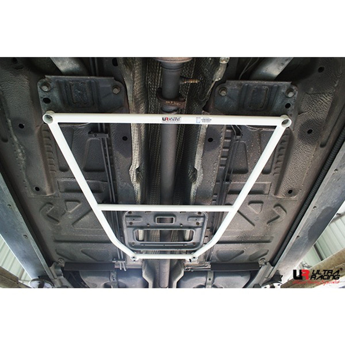 Ultra Racing - 4pt Middle Lower Brace - MINI COOPER (ONE R50) 2000-2006 - UR-ML4-1055