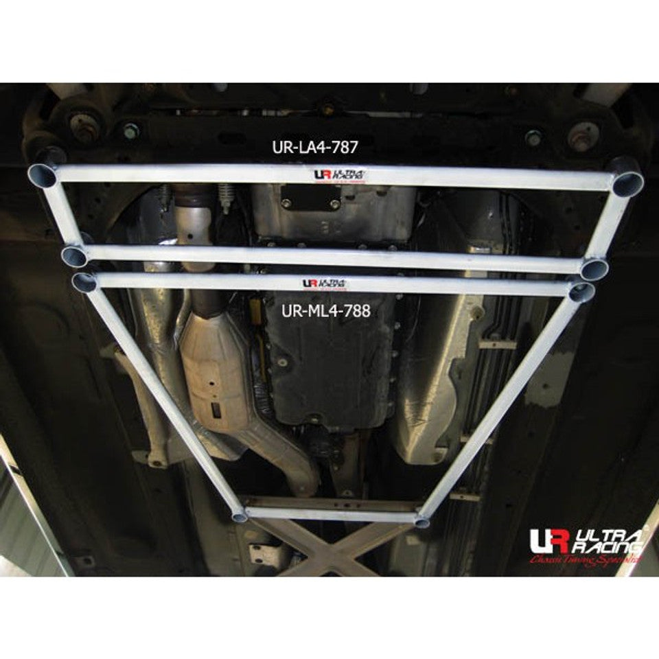 Ultra Racing - 4pt Middle Lower Brace - MAZDA MIATA MX5 (NC) 2006-2015 - UR-ML4-788