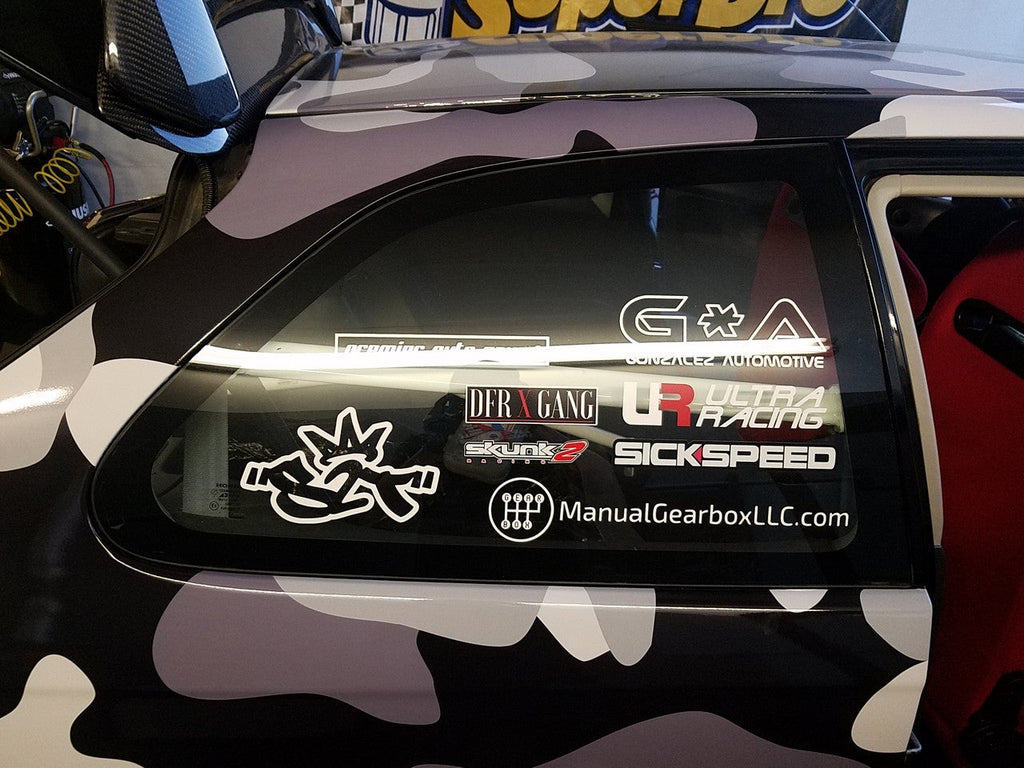 Ultra Racing - 4pt Side Pillar Braces (PAIR) - HONDA CIVIC (EK) HATCH 1996-2000 - UR-PB4-2847P