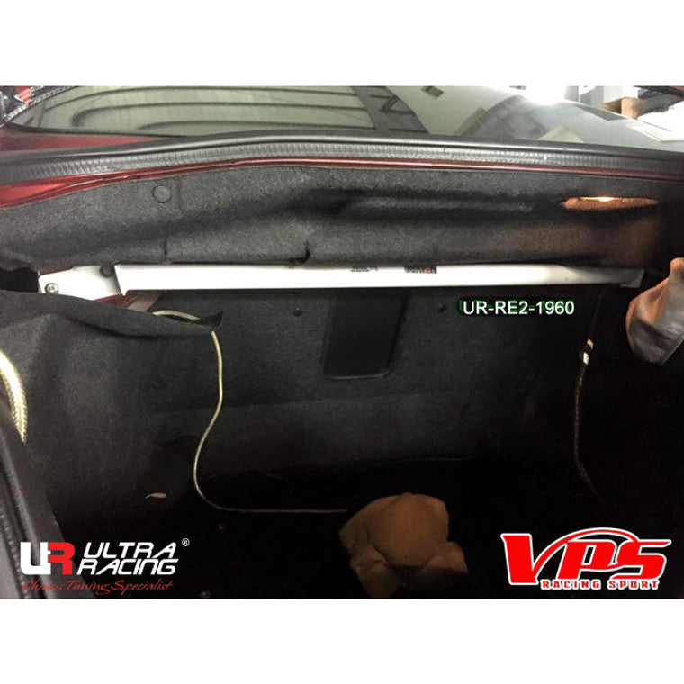 Ultra Racing - 2pt Rear Strut Brace - INFINITI G35 (V35) 2003-2007 - UR-RE2-1960