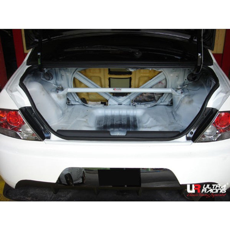 Ultra Racing - 2pt Rear Strut Brace - MITSUBISHI EVOLUTION 7/8/9 (CT9A) 2001-2007 - UR-RE2-396