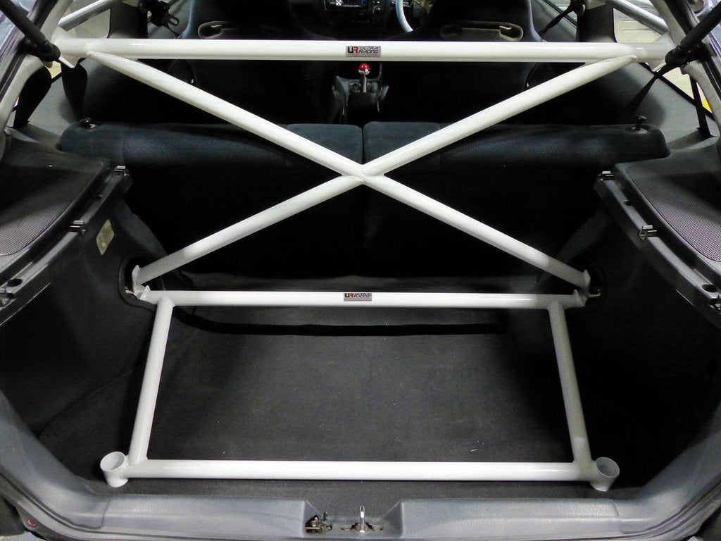 Ultra Racing - 4pt Rear Strut Brace - HONDA CIVIC (EK) HATCH 1996-2000 - UR-RE4-2986