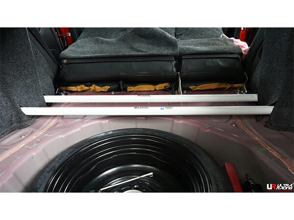 Ultra Racing - 4pt Rear Upper Strut Brace - 2005-2007 Mitsubishi Lancer - UR-RE4-441P