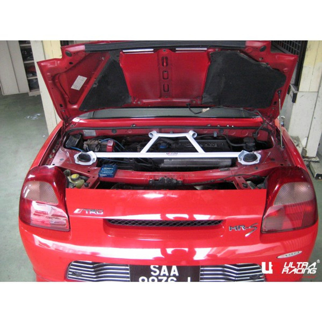 Ultra Racing - 4pt Rear Strut Brace - MR2 MRS SPYDER (W30 V1) 2000-2003 - UR-RE4-958