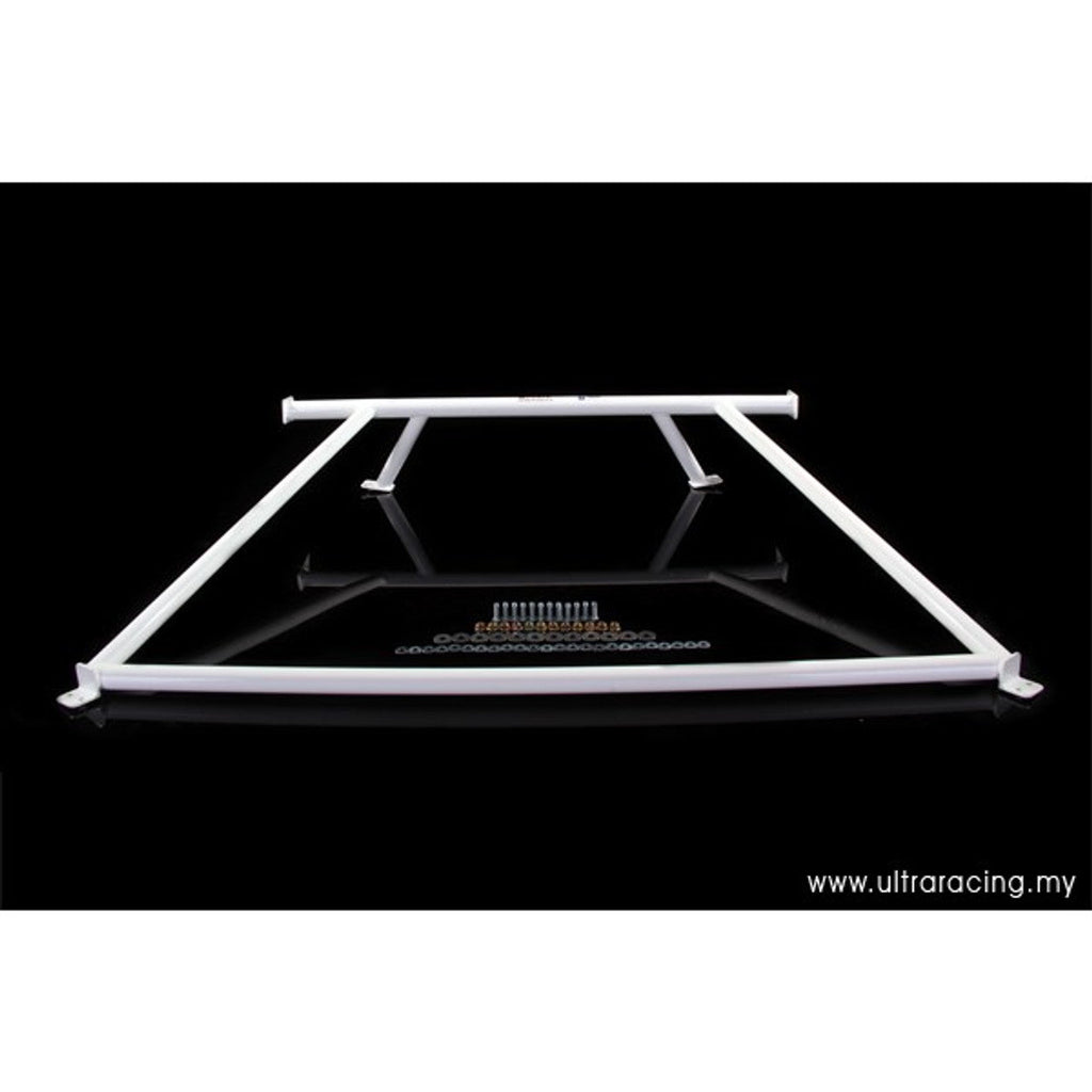 Ultra Racing - 6pt Rear Strut Brace - Toyota COROLLA (AE86) 1983-1987 - UR-RE6-128