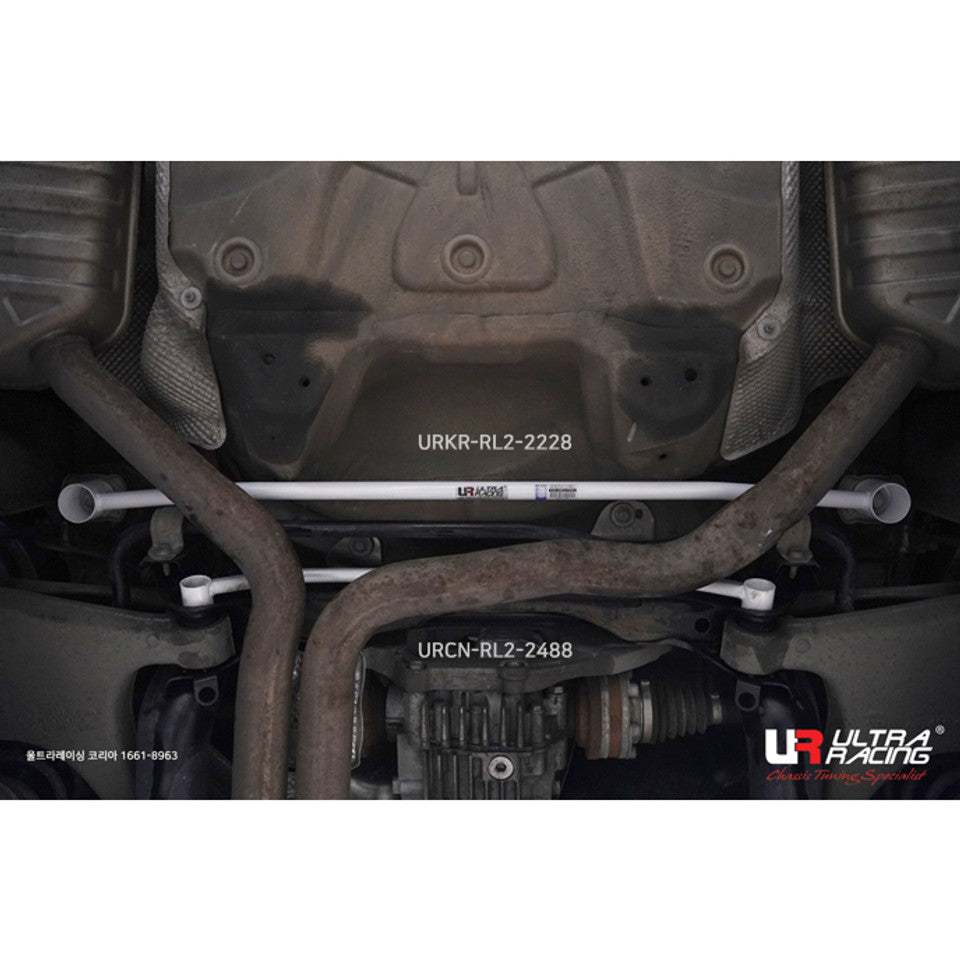 Ultra Racing - 2pt Rear Lower Brace - Audi A6 / S6 - UR-RL2-2228