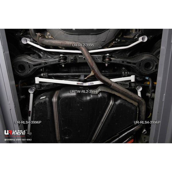 Ultra Racing - 2pt Rear Lower Subframe Torsion Brace - 2018+ Camry XV70 / Lexus ES (XZ10) - UR-RL2-3995