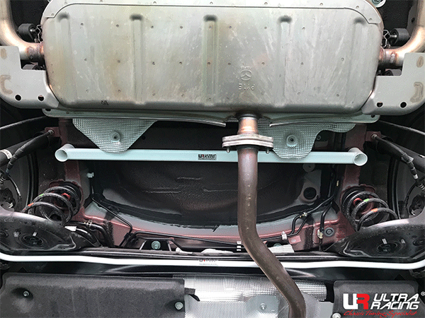 Ultra Racing - 2pt Rear Lower Brace - MAZDA 3 (BP) 2019-2022 - UR-RL2-4153