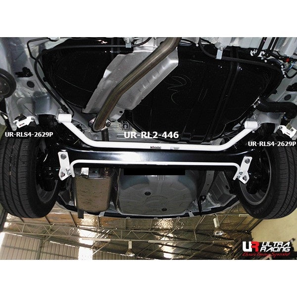 Ultra Racing - 2pt Rear Lower Brace - 2009-18 Corolla - UR-RL2-446