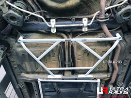 Ultra Racing - 4pt Rear Lower Brace - 2001-2007 Honda Fit - UR-RL4-203