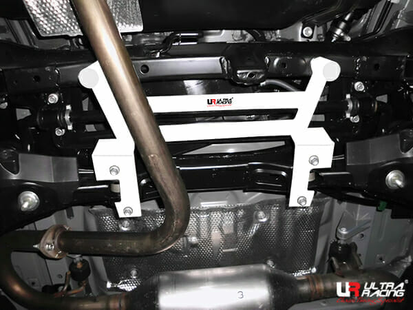 Ultra Racing - 4pt Rear Lower Brace - 2011-2016 Scion tC (AT20) - UR-RL4-2355