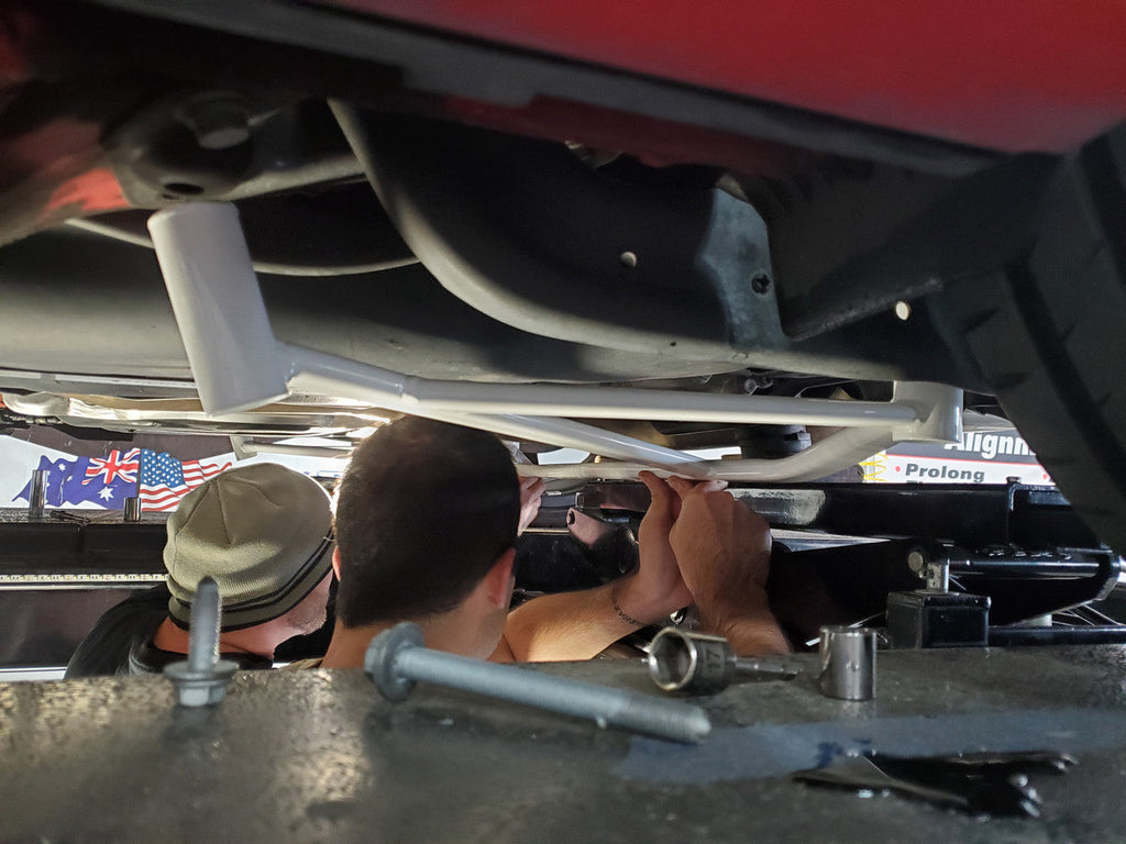 Ultra Racing - 4pt Rear Lower Brace - Audi A3 / S3 - UR-RL4-3612