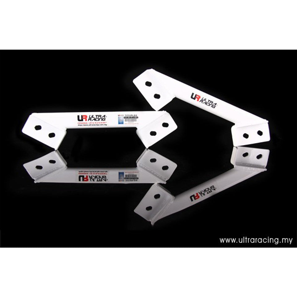 Ultra Racing - 4pt Rear Side Braces (PAIR) - Toyota SUPRA (JZA80) 1992-1998 - UR-RS4-781P