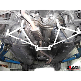 Ultra Racing - 8pt Rear Side Lower Brace - 2006-2012 BMW E90 Sedan / E84 X1 - UR-RS8-1671P