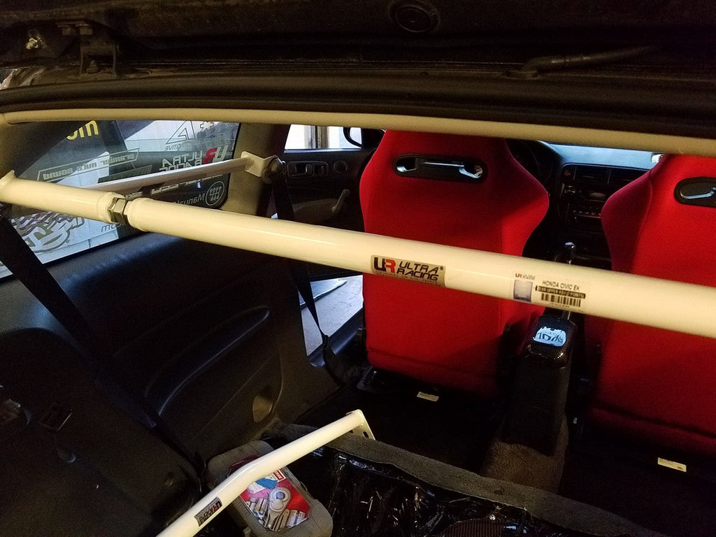 Ultra Racing - 2pt Rear Upper Brace - HONDA CIVIC (EK) HATCH 1996-2000 - UR-RU2-679A
