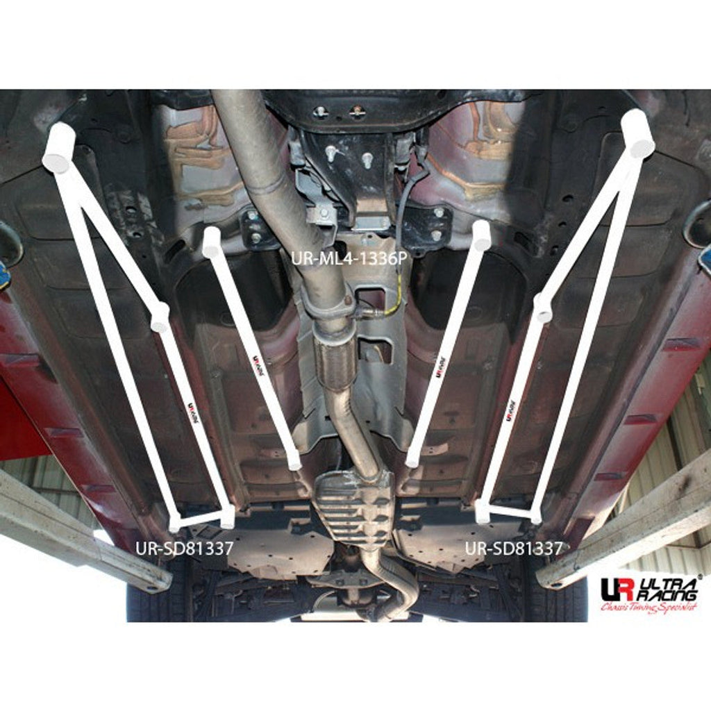 Ultra Racing - 8pt Side Braces - SUBARU WRX STI HATCH (GRB) 2008-2014 - UR-SD8-1337