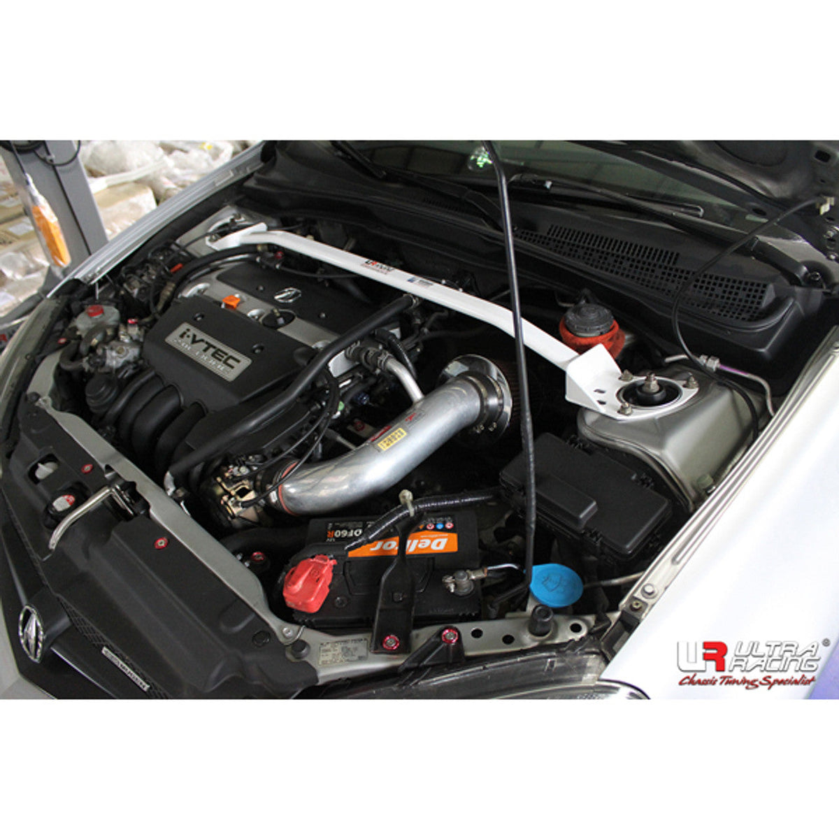 Ultra Racing - 2pt Front Strut Tower Brace - Acura RSX (DC5) 2002-2006 - UR-TW2-1372