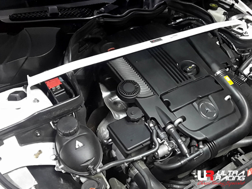 Ultra Racing - 2pt Front Strut Tower Brace - MERCEDES-BENZ E-CLASS (W212/S212) 2010-2016 - UR-TW2-3609