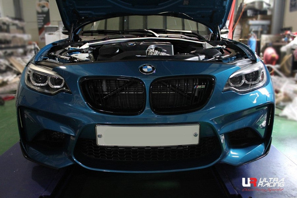 Ultra Racing - 2pt Front Strut Tower Brace - BMW 2 SERIES (F22 COUPE) 2014-2019 - UR-TW2-3744