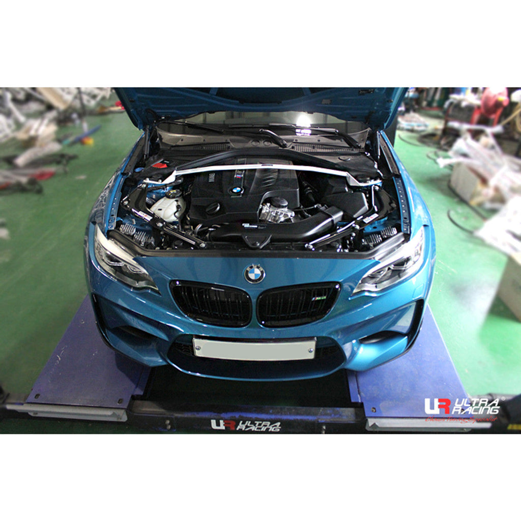 Ultra Racing - 2pt Front Strut Tower Brace - BMW 2 SERIES (F22 COUPE) 2014-2019 - UR-TW2-3744