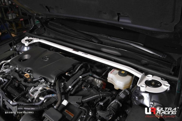 Ultra Racing - 2pt Front Strut Tower Brace - 2018+ Camry XV70 / Lexus ES (XZ10) - UR-TW2-3990