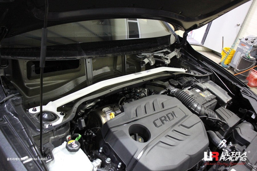 Ultra Racing - 2pt Front Strut Tower Brace - HYUNDAI KONA (OS) 2018-2026 - UR-TW2-4127