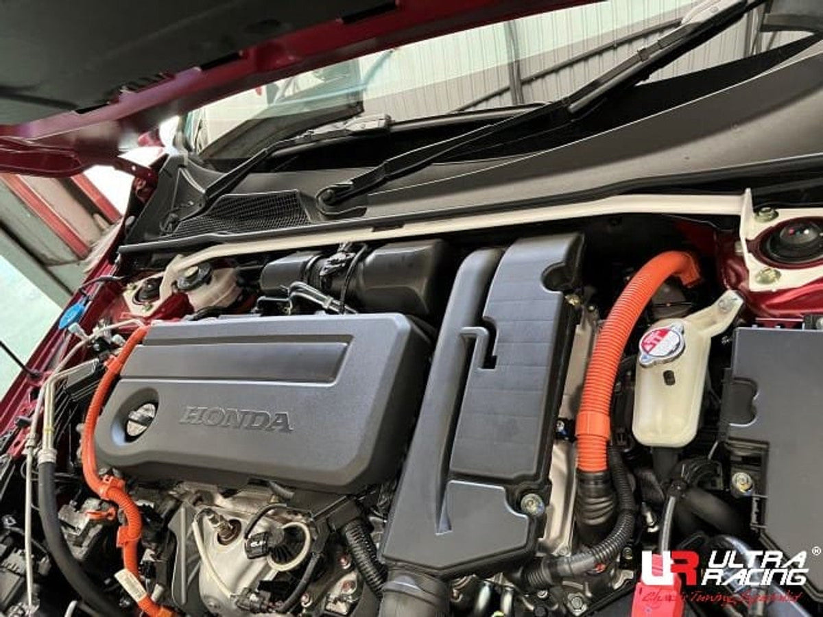 Ultra Racing - 2pt Front Strut Tower Brace - 2022+ Civic (inc Hybrid) / 23+ Civic Type-R (FL5) - UR-TW2-4350