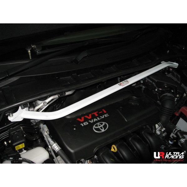Ultra Racing - 2pt Front Strut Tower Brace -  2009-18 Corolla - UR-TW2-521