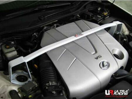 Ultra Racing - 2pt Front Strut Tower Brace - 2006-2011 Lexus GS300 / 350 / 430 (S190) - UR-TW2-798