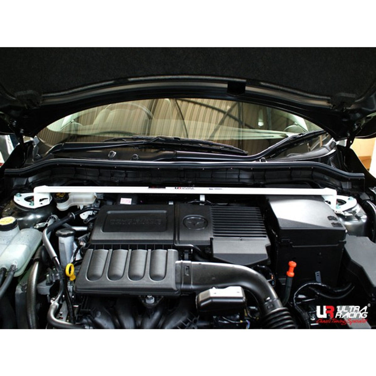 Ultra Racing - 2pt Front Strut Tower Brace - MAZDA 3 (BL) 2010-2013 - UR-TW2-857