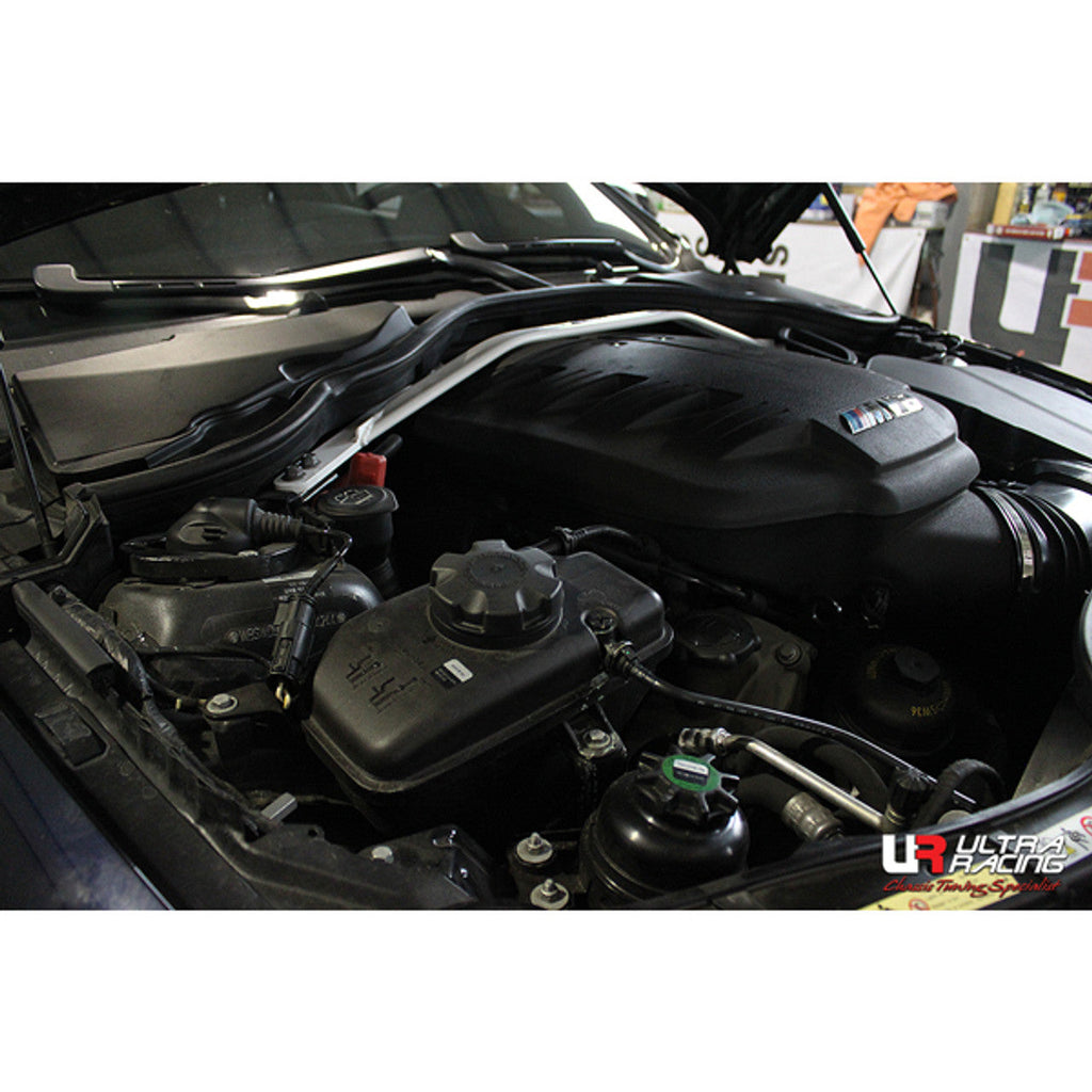 Ultra Racing - 4pt Front Strut Tower Brace - BMW 3 SERIES M3 (E92 COUPE) 2006-2013 - UR-TW4-2757