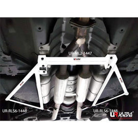 Ultra Racing - 2pt Middle Lower Brace - INFINITI G37 COUPE 2008-2013 / Q60 COUPE 2014-2016 - UR-ML2-1447